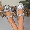 Fashion Ladies Shoes 2025 Fashion Shallow Women's Flats New Butterfly-knot Ballet Flats Brand Plus Size Soft Bottom Light Flat Low Heels