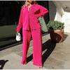 Women's Sexy Pleated Loose Casual Multi-color Suit