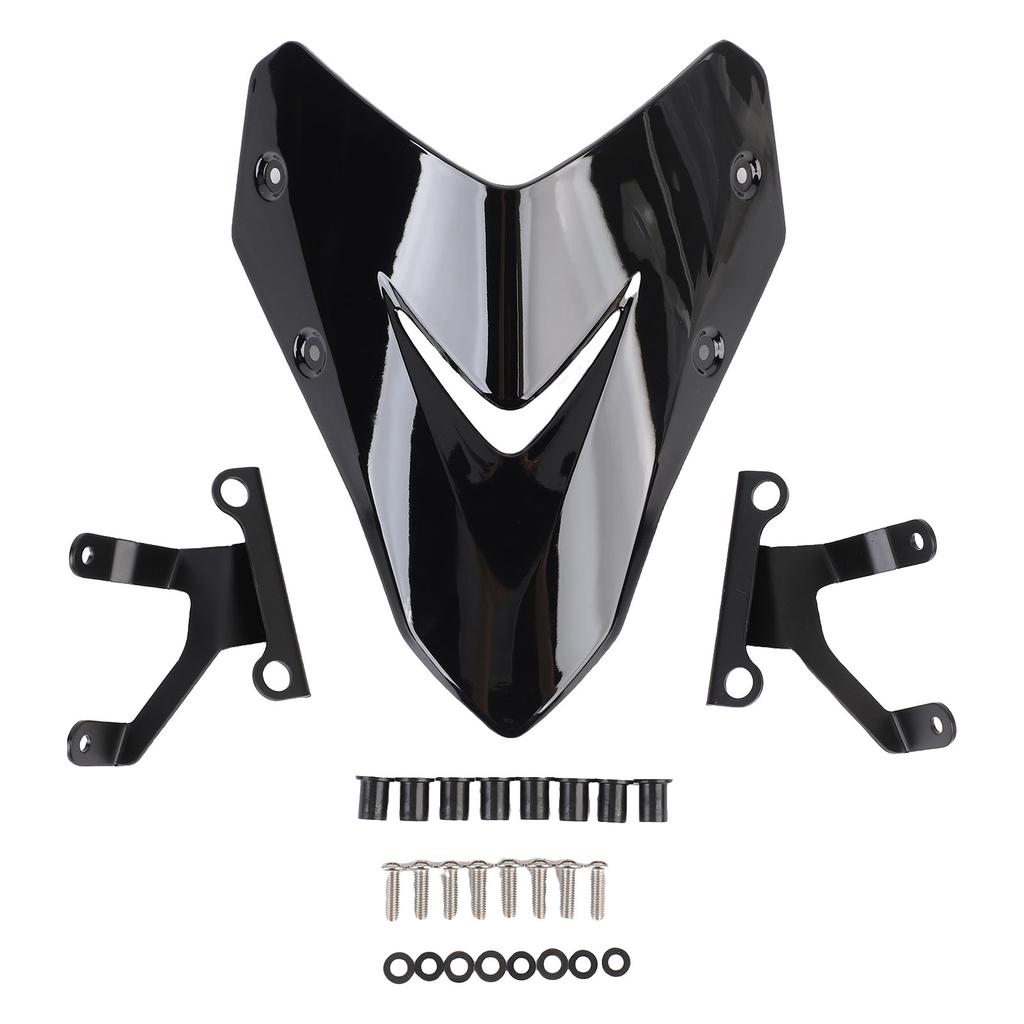 Motorcycle Wind Screen Spoiler High Strength Motorcycle Windscreen Sports Visor with Mounting Bracket Replacement for