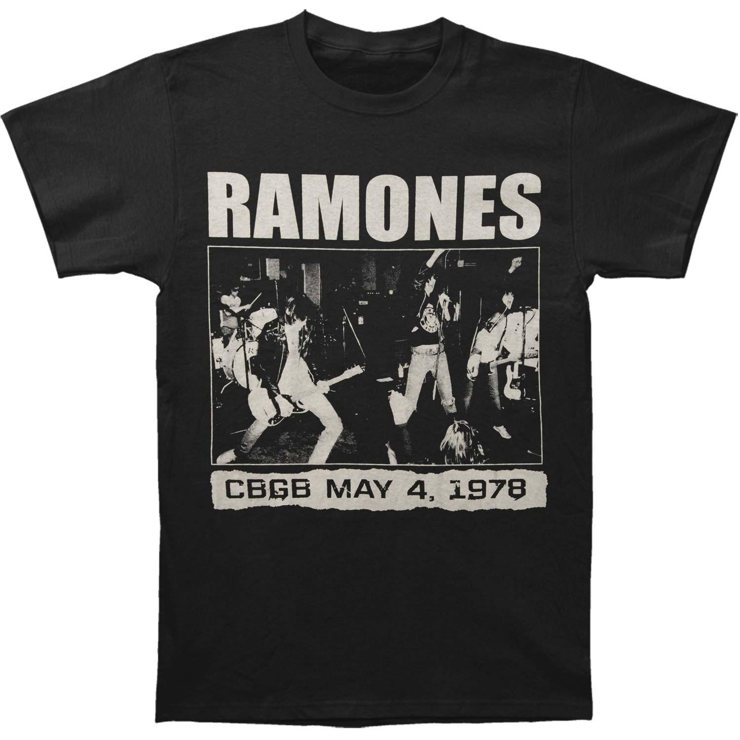 Men s Ramones CBGB 1978 T-shirt X-Large Black 2XL