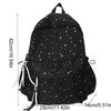 Multi-pockets Student School Bag Large Capacity Travel Rucksack Star Backpack  Outdoor Activities