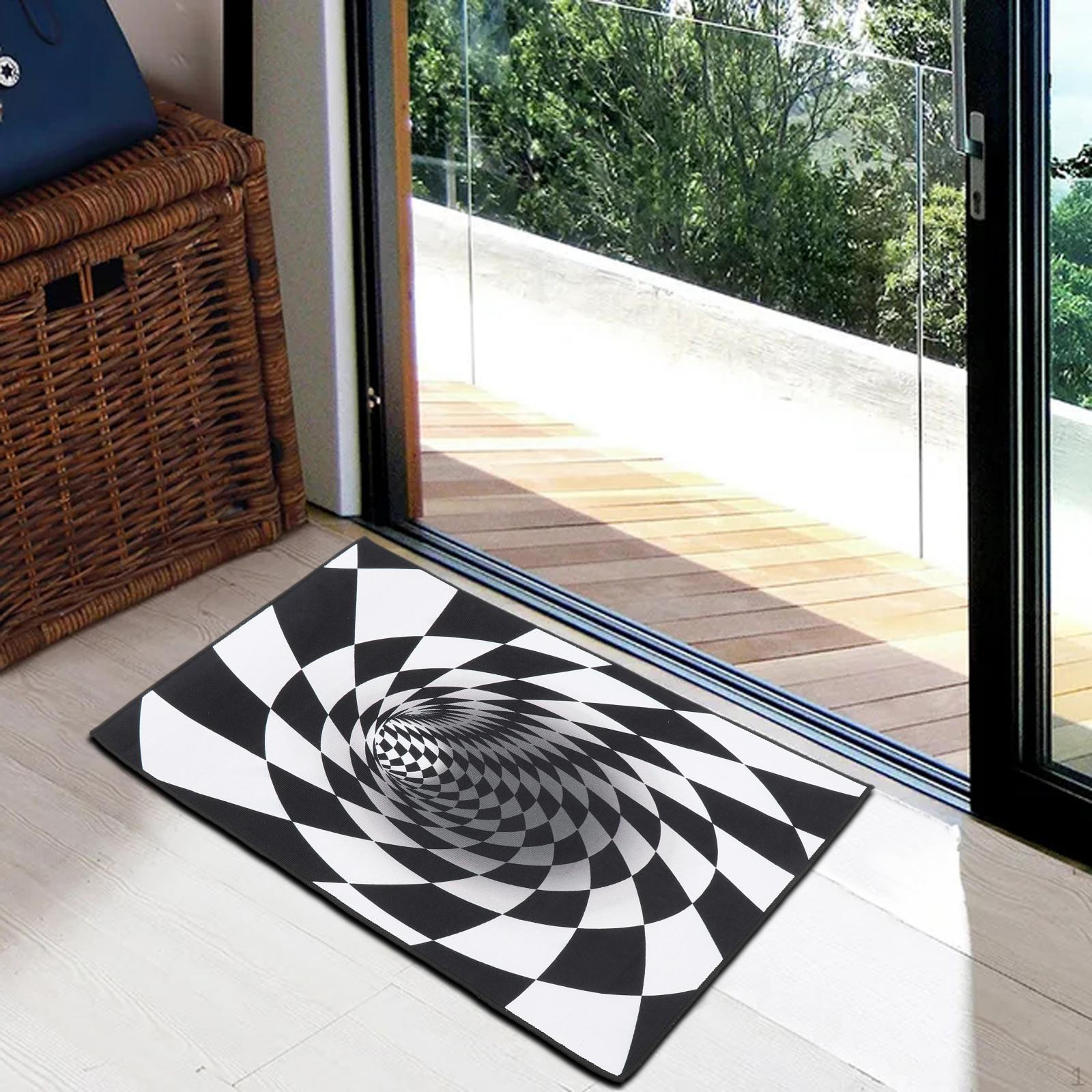 

Оптический напольный коврик Дверной вихревой ковер B 40x60cm
