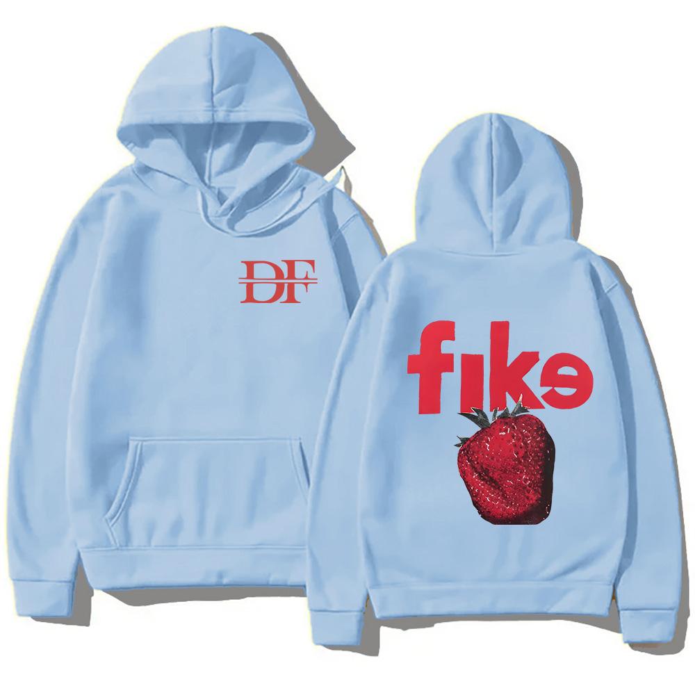 Dominic Fike Strawberry Hoodie Unisex Hiphop Style Sweatshirts  Artist Band Casual Clothes  Alternative Music Concert Tour Hoody