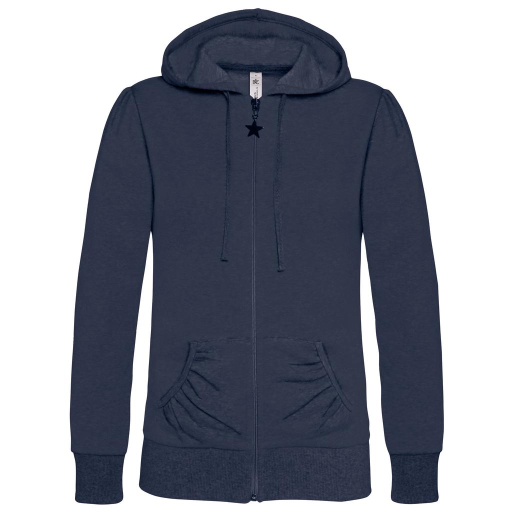 B&C Wonder Women Full Zip Hooded Sweatshirt / Hoodie