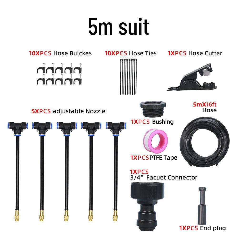 Adjustable Universal Sprinkler Head Set with Automatic Watering
