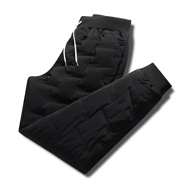 Winter Men's Down Cotton Trousers Thickened To Keep Warm and Cold-proof Plus Size