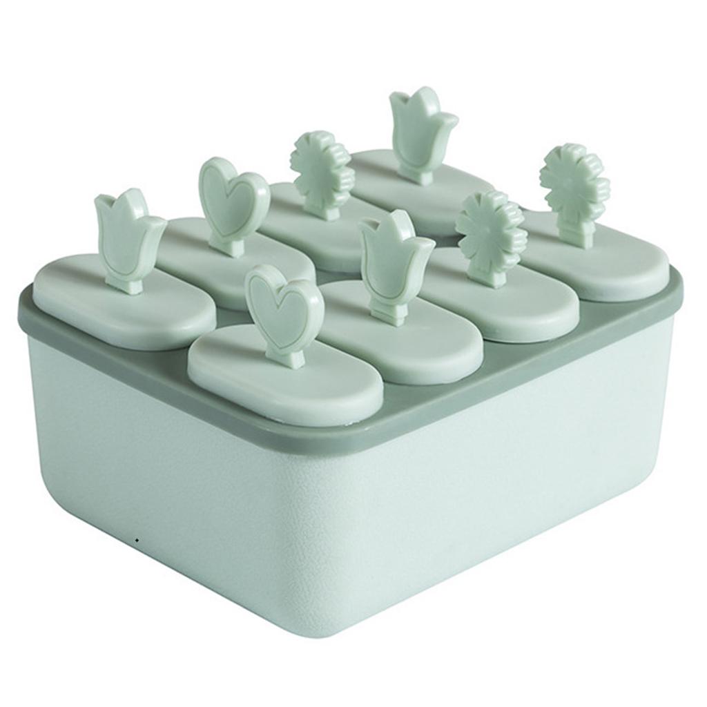 Reusable DIY Popsicle Stencis Ice Cream Stencil Ice Lolly Stick Ice Storage Box