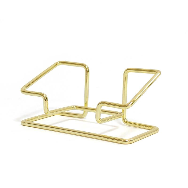 Business Card Holder Desktop Organizer Clear Acrylic 2-Tier Stand Perfect For Reception Office Meeting Room
