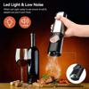 USB Rechargeable Electric Salt And Pepper Grinder Adjustable Coarseness Mill Portable Household Kitchen Gadget