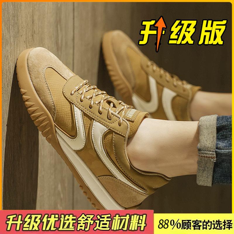 New autumn retro soft-soled leather Forrest Gump running board shoes casual sports shoes