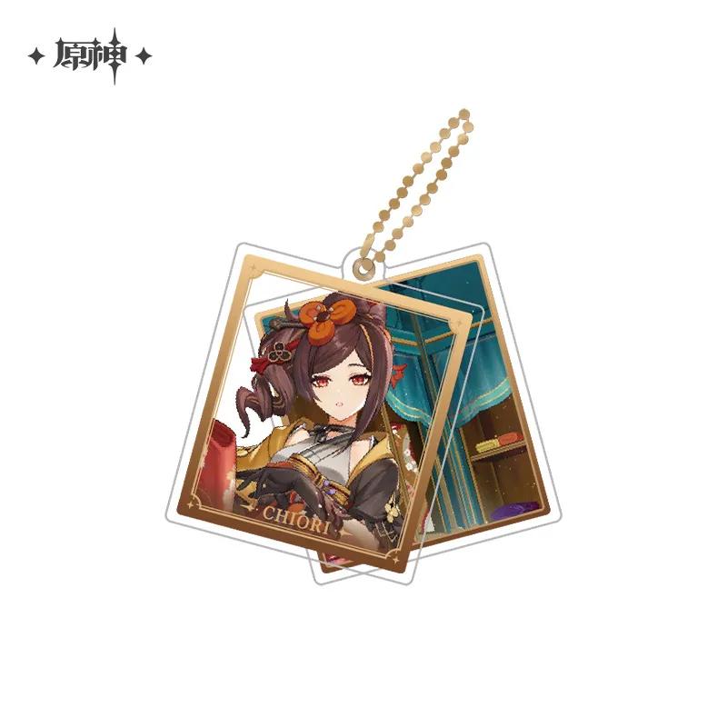 Sunsyea Genshin Impact Official Merch miHoYo Original Theme Series Keychain Vol.3 Alhaitham Kaveh Furina Wanderer Navia