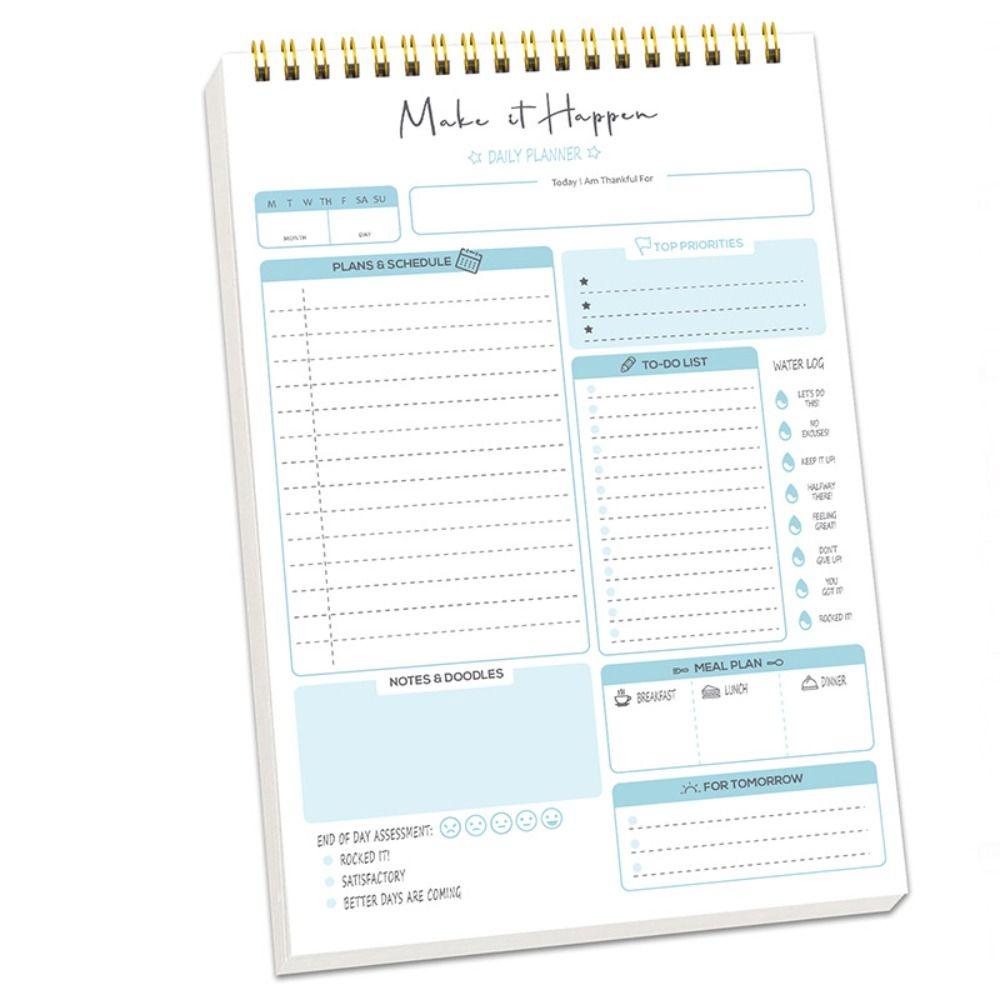 

Portable To Do List Notepad 52 Sheets A5 Agenda Planner Schedule Writing Pads Student Style D