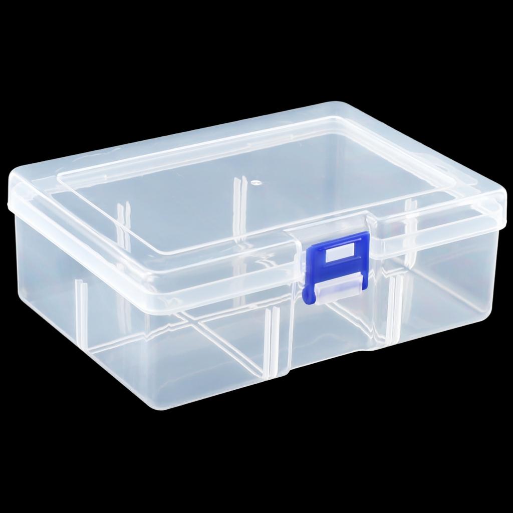 Container Storage Box Dustproof Organizer Necklaces Earrings Transparent
