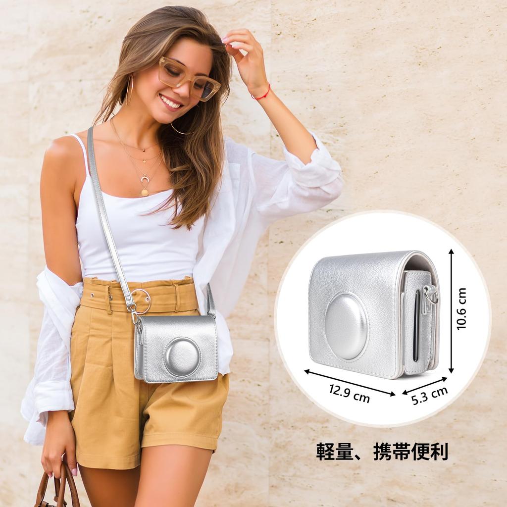 HIYQIN Cheki Evo FUJIFILM instax mini Evo Kamera instax mini evo Kamera instax mini evo instax mini evo Horizontal Litschi Premium Künstlich Gut