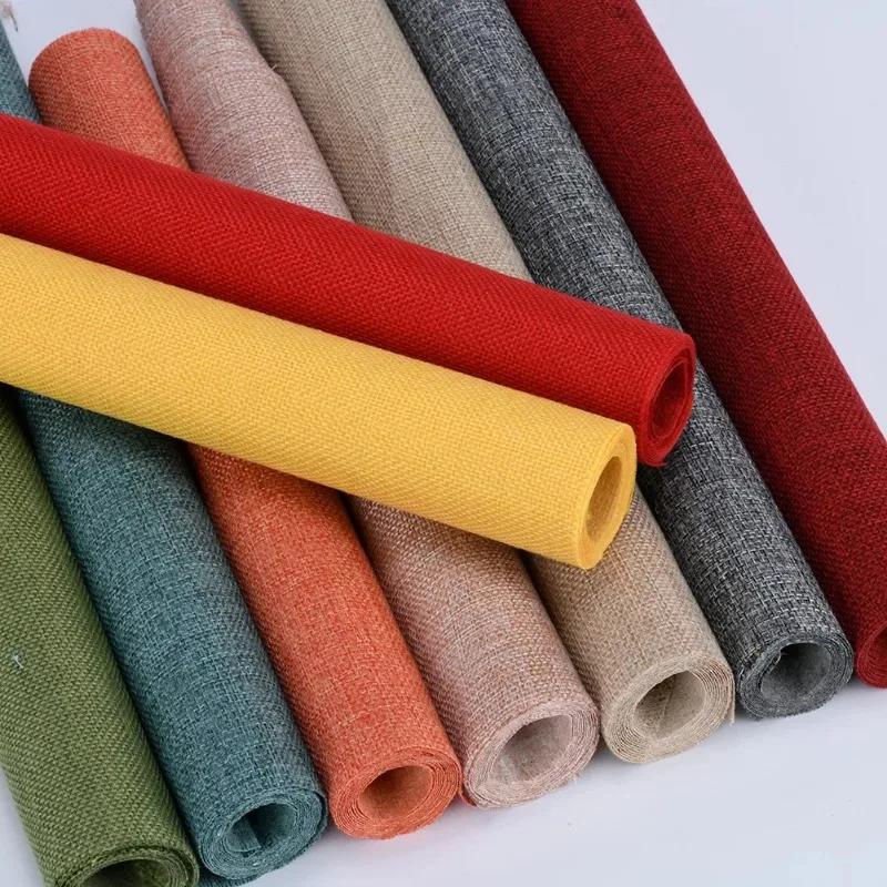 Leinen Reparaturflicken Selbstklebendes Gewebe für Sofa Kleidung Möbel Tragetaschen Autositze Klebeband Sofas DIY Schmuckschatulle Material