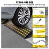 Curb Ramp Rubber Driveway Ramp 2 Pack 2.6" Rise 15T Load Threshold Ramp
