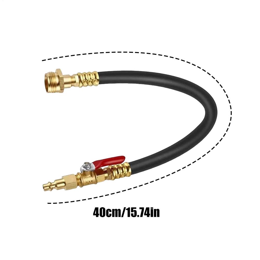 

RV Winterizing 17 Inch Hose Anti-Freeze Connector 8piece RV Antifreeze Pump Kit for Trailer Winter Sprinkler Garden Irrigation
