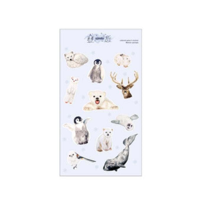Petit Fancy Petit Design Stickers(10ea Each)- 16 Options (Decoration / DIY Scrapbooking)
