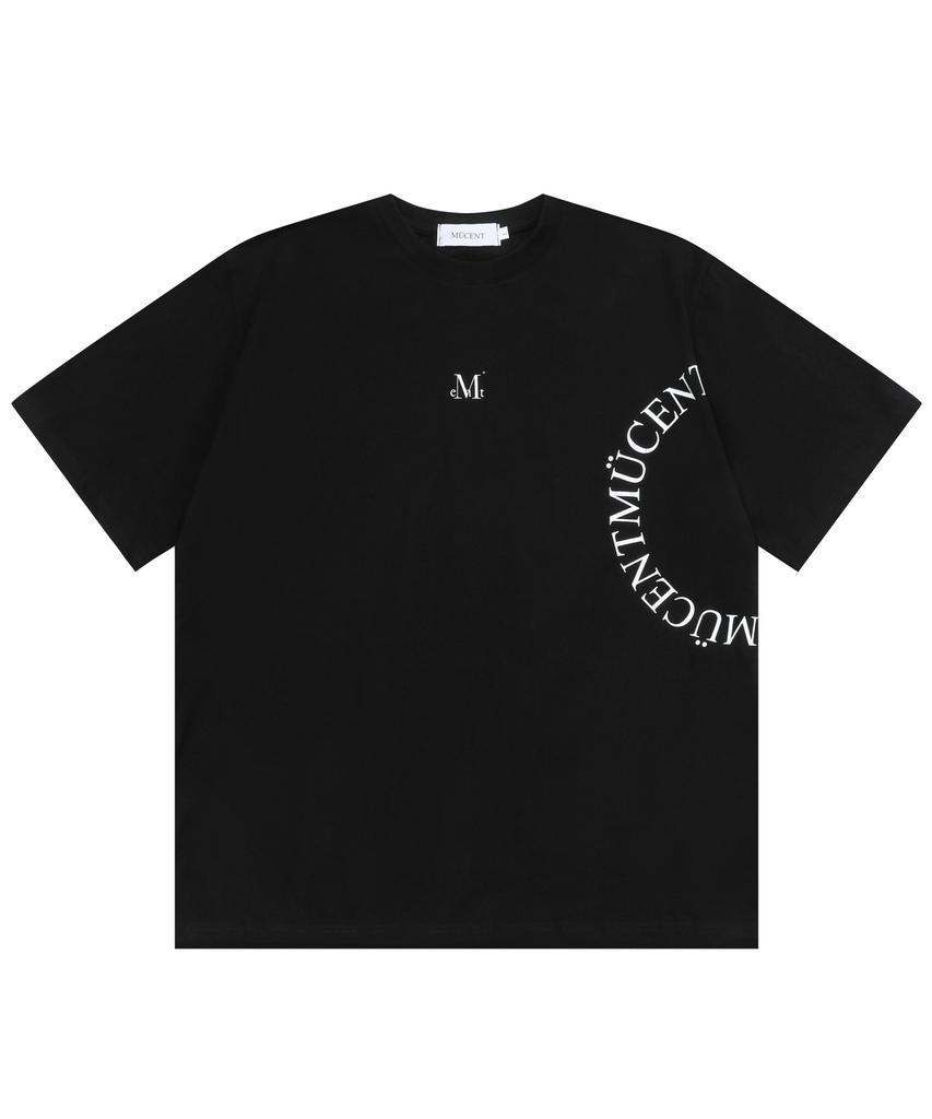 Mucent Side Circular Logo Short Sleeve Tee