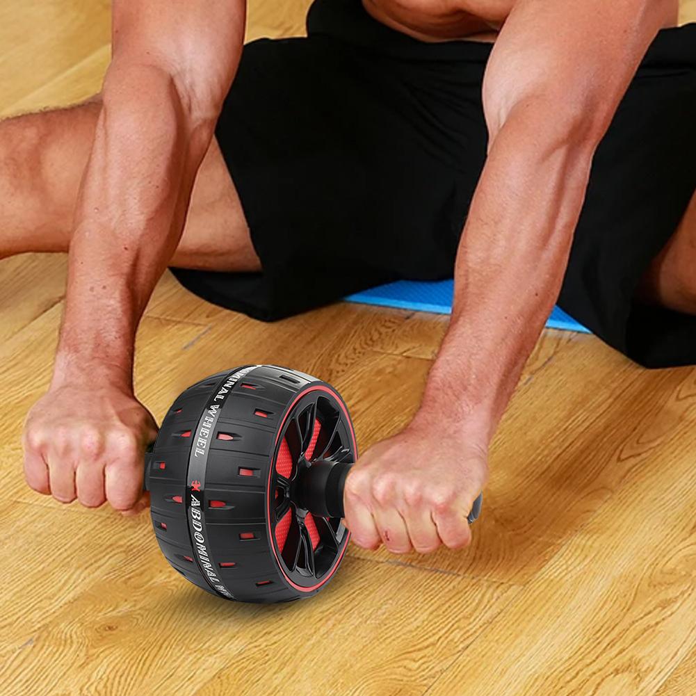 Abs Workout Ab Roller No Noise Gymnastic Wheel Fitness Abdominal Training Sports Equipment Keep Fitness Wheels for Core Workout