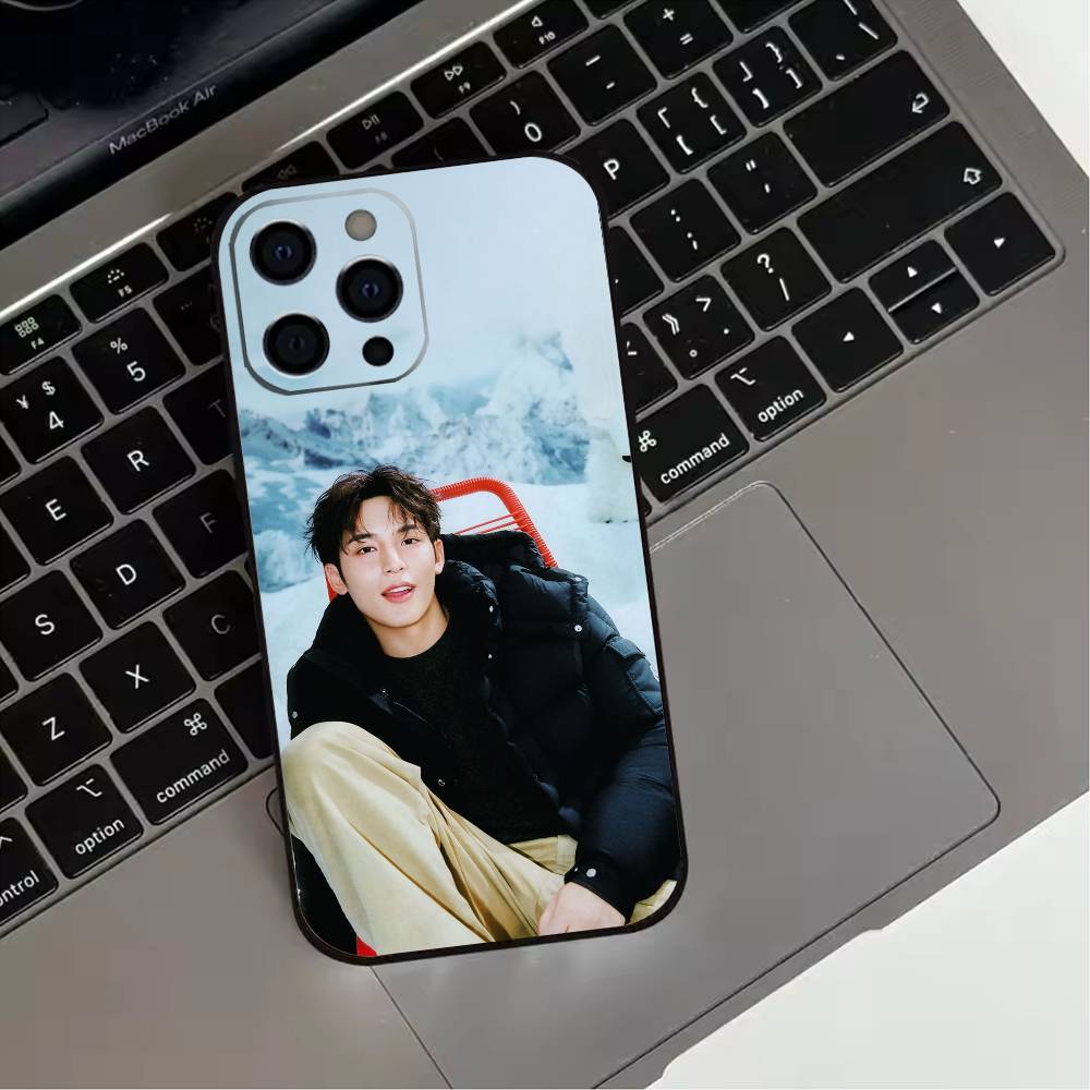 SINGER M-Mingyu Maestr  Phone Case For iPhone 17,16,15,14,13,12,11 Plus,Pro Max,XS,Soft Silicone Black Cover