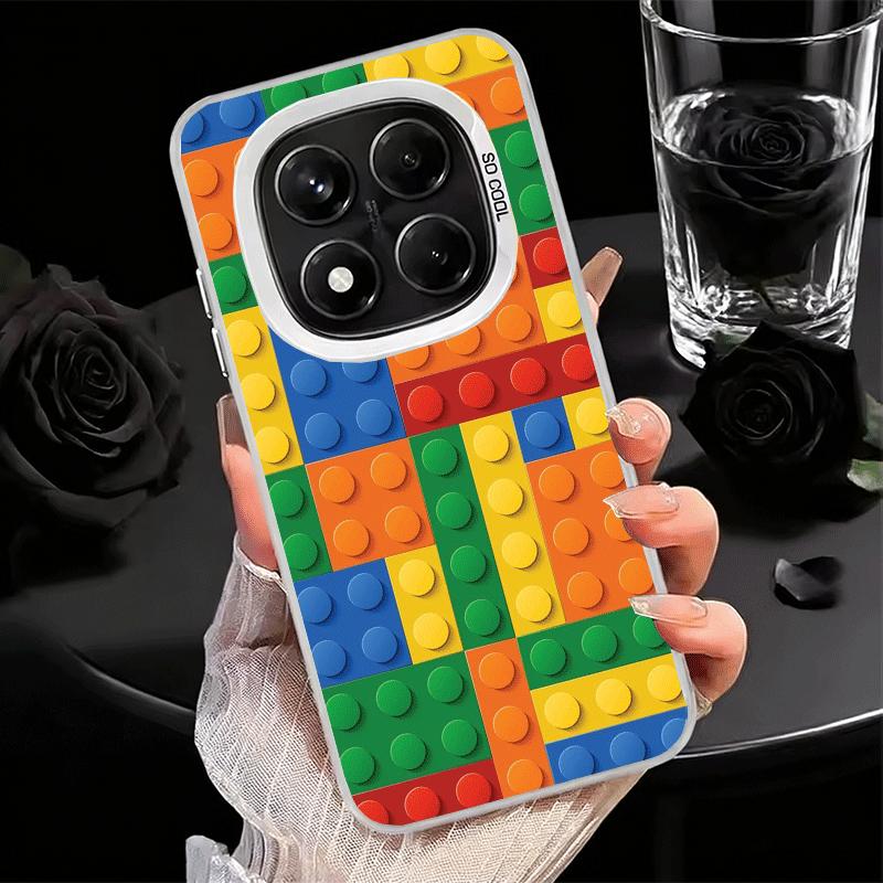 

Fashion Building Blocks Pattern Soft Phone Case for Xiaomi Redmi Note 13 14 15 Pro Plus 12S 12 11S 11 11T 10S 10 Shockproof Cove Redmi Note 12 5G