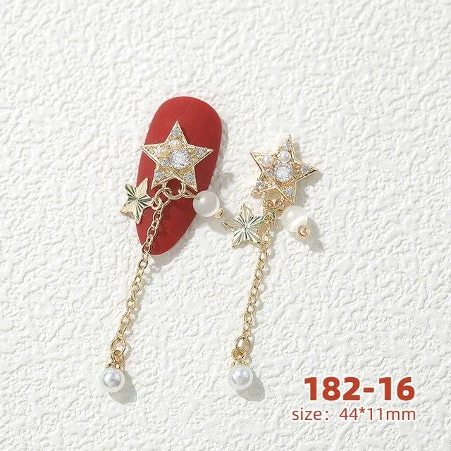 10 bucăți Fluture Zircon Decor unghii Bijuterii Zircon Cristal Perle Pandantiv Manichiura Strass de înaltă calitate Accesorii