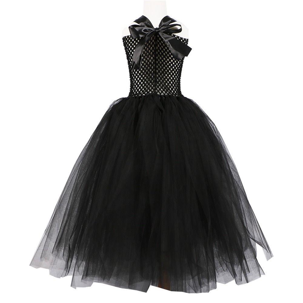 Black Mesh Cosplay Dress Black Tulle Black Mesh Princess Dress Evil Queen Outfit All Saint's Day