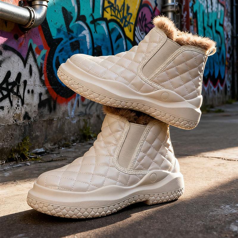 

Женские зимние ботинки осень и зима новые бархатные утепленные теплые на толстой подошве универсальные хлопковые ботинки хлопковая обувь 40