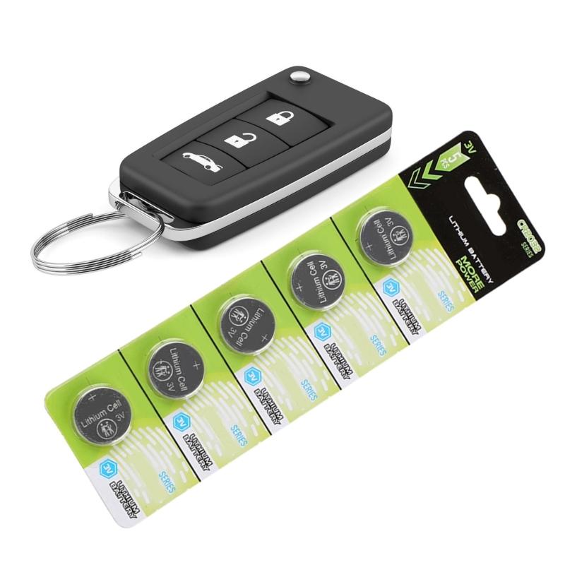 Pack Of 5/10 CR2032 3V Lithium Button Cell Batteries CR2032 Batteries For Watches Toy And Small Electronics Everyday Use
