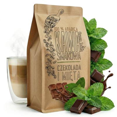 Chocolate Mint Coffee Beans Mint In Chocolate 250 G Green Touch