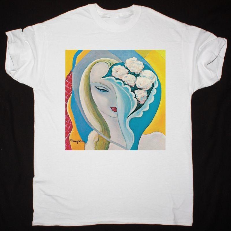 DEREK AND THE DOMINOS Bobby Whitlock Cotton White S-5XL Shirt For Fans CM735 S