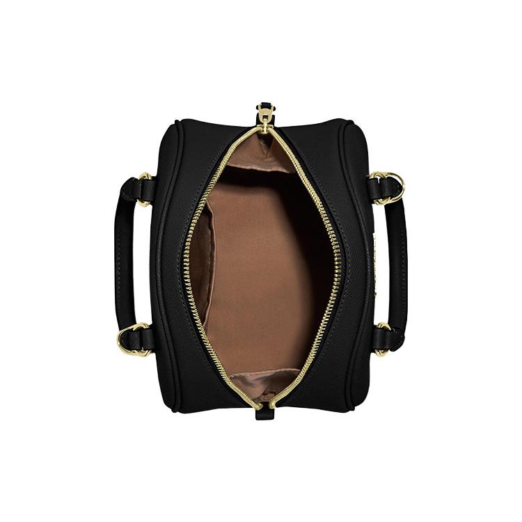 New COACH Sydney Cross Grain Leather Dome Bag, Handbag, Shoulder Bag, Crossbody Bag Small Women's Black CA202-IMBLK