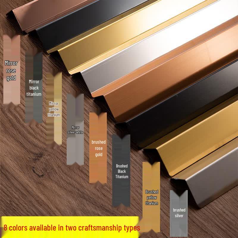 Shuogaomei 304 Stainless Steel Corner Guard Strip 1 meter/strip