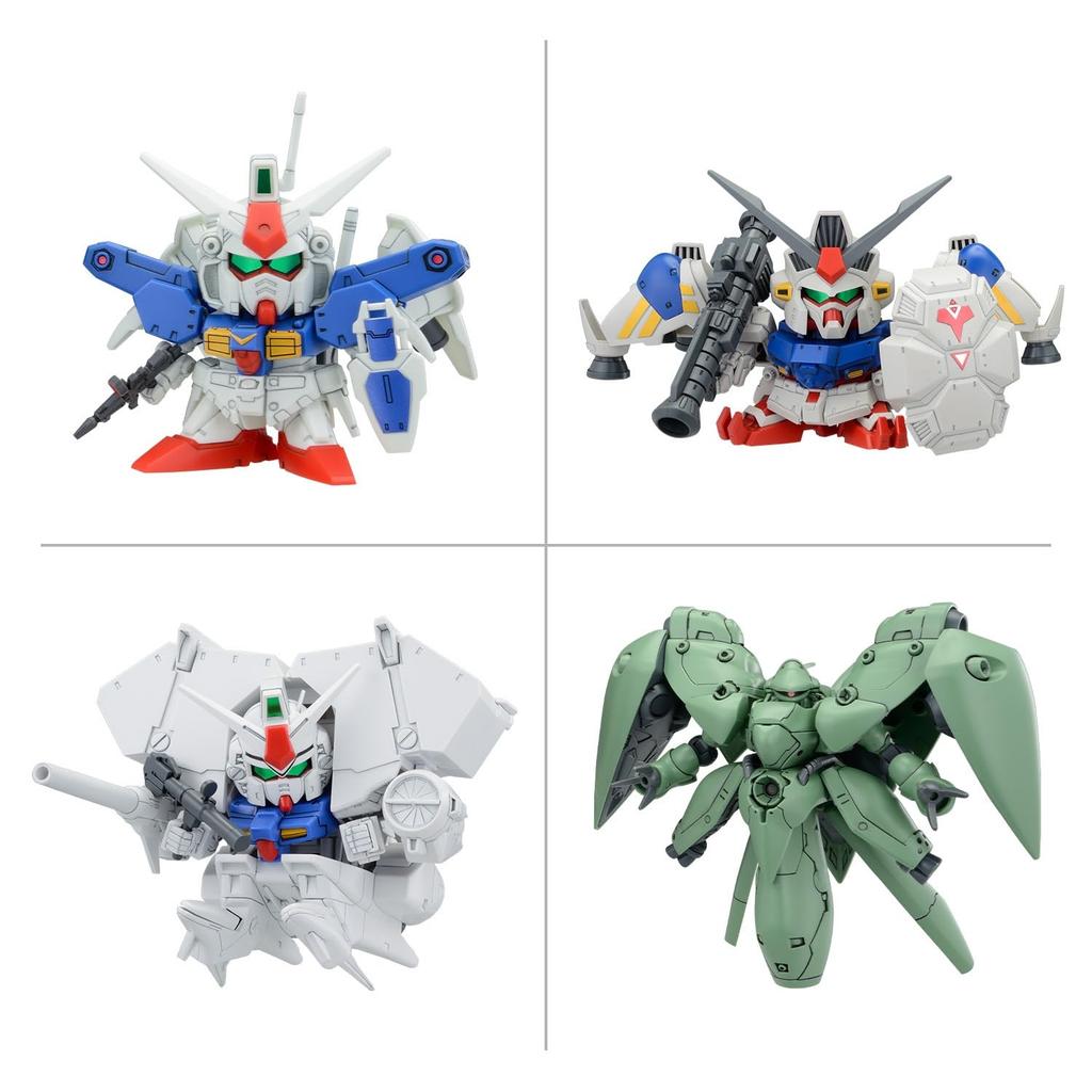 BANDAI SPIRITS SD Gundam BB Senshi Mobildrakt Gundam 0083 STARDUST MEMORY Sett Fargekodet plastmodell