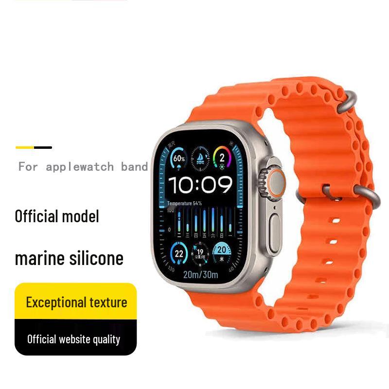 Apple Watch Ocean Silikonový Sportovní Řemínek S9/S10/Ultra