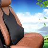 Car Memory Foam Seat Protector Cushion with Belt Auto Cotton Mesh Lumbar Support Pillow for Driving Soft Back Pain Office