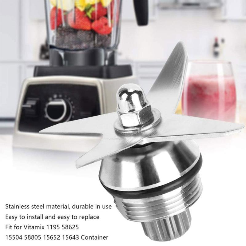 Stainless Steel Mixer Blade Rustproof Blender Blade for VT 1195 Blender
