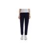 Emerald Solid Color Casual Straight Leg Knit Sports Pants Women Pants Legendary-Blue F11W334603F-NV