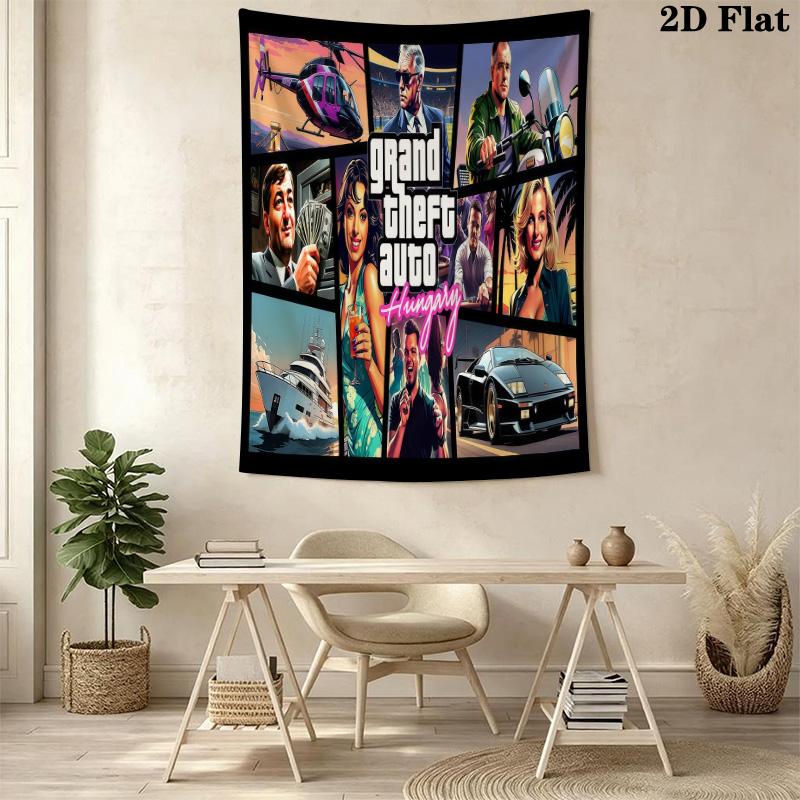 Gta V Urban Adventure Bedding 1 Duvet Cover 2 Pillowcase Without Core Bedding Set Soft And Comfortable Christmas Birthday Gift Bedding