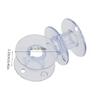 10Pcs Clear Plastic Sewing Bobbins Empty Thread Bobbins Spool Inserts for Thread Management Sewing Machine Accessories