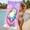 Customizable personalized beach towels Pokémon themed designs.Suitable for the beach, yoga, sports;ideal as beach accessories