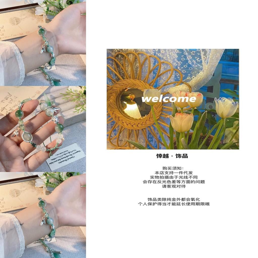 Chinese Inspired Lotus Butterfly Bracelet For Women Friendship Jewelry