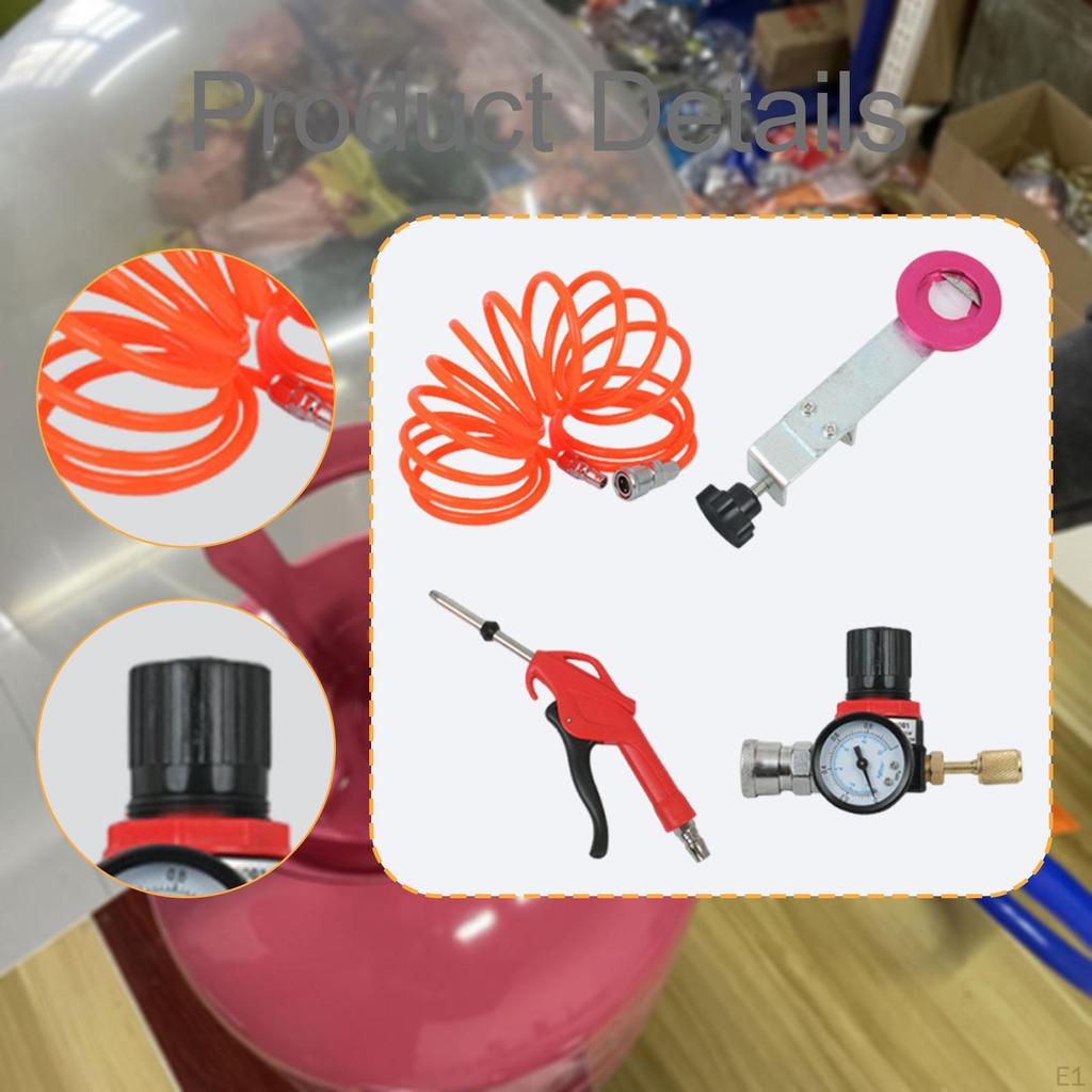 Kit Ferramenta para Encher Balões Fácil de Usar Suprimento Balões de Arte Enchimento Prático Profissional