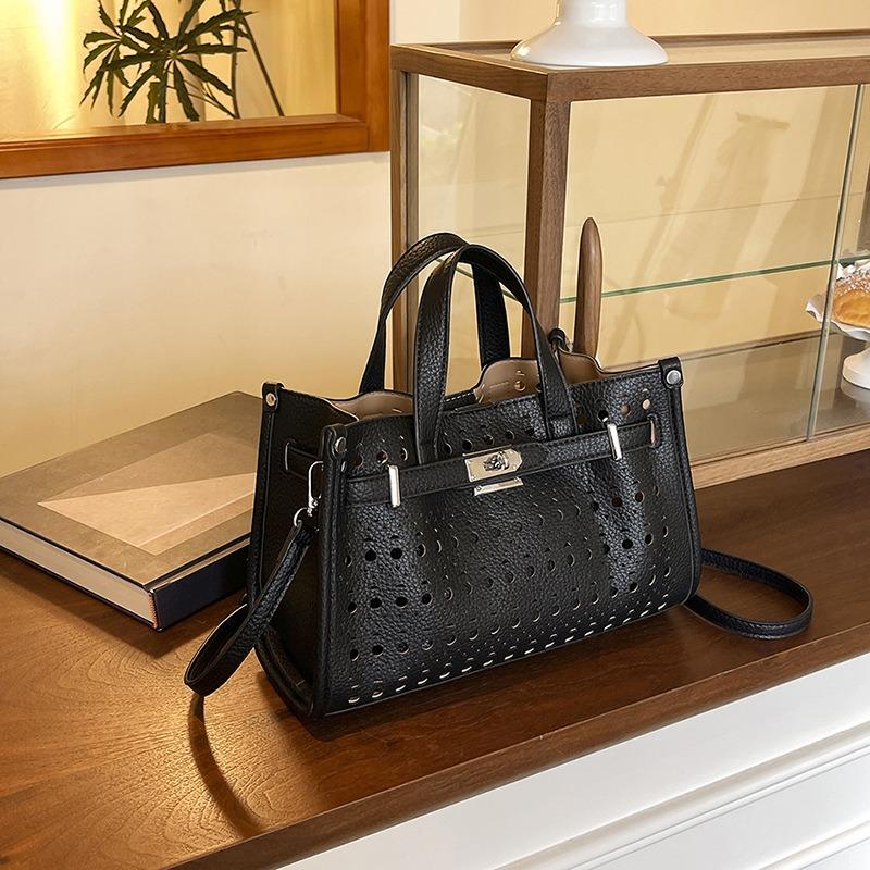 Premium Hollow Handbag Bag Women's New Fashion Versatile Shoulder Messenger Bag Commuter Tote Bag