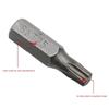 25mm Screwdriver Bit Repair Tools Screwdrivers Torx Shank Drill Bit For Power Household Hand Tools Replacement