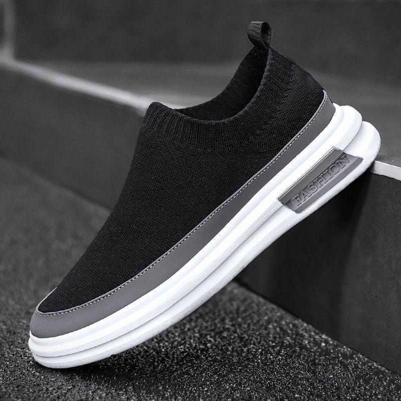 Men's shoes summer breathable new shoes men's ruffian handsome men's casual deodorant mesh men's shoes
