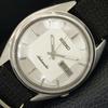 VINTAGE SEIKO AUTOMATIC 7009A JAPAN MENS SILVER COLOR DIAL WATCH A708593-1