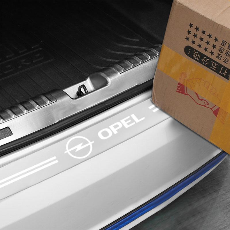 Car Rear Bumper Load Edge Protector Stickers For Opel Astra J Insignia Astra Corsa Zafira B Mokka Vivaro Meriva Car Accessories
