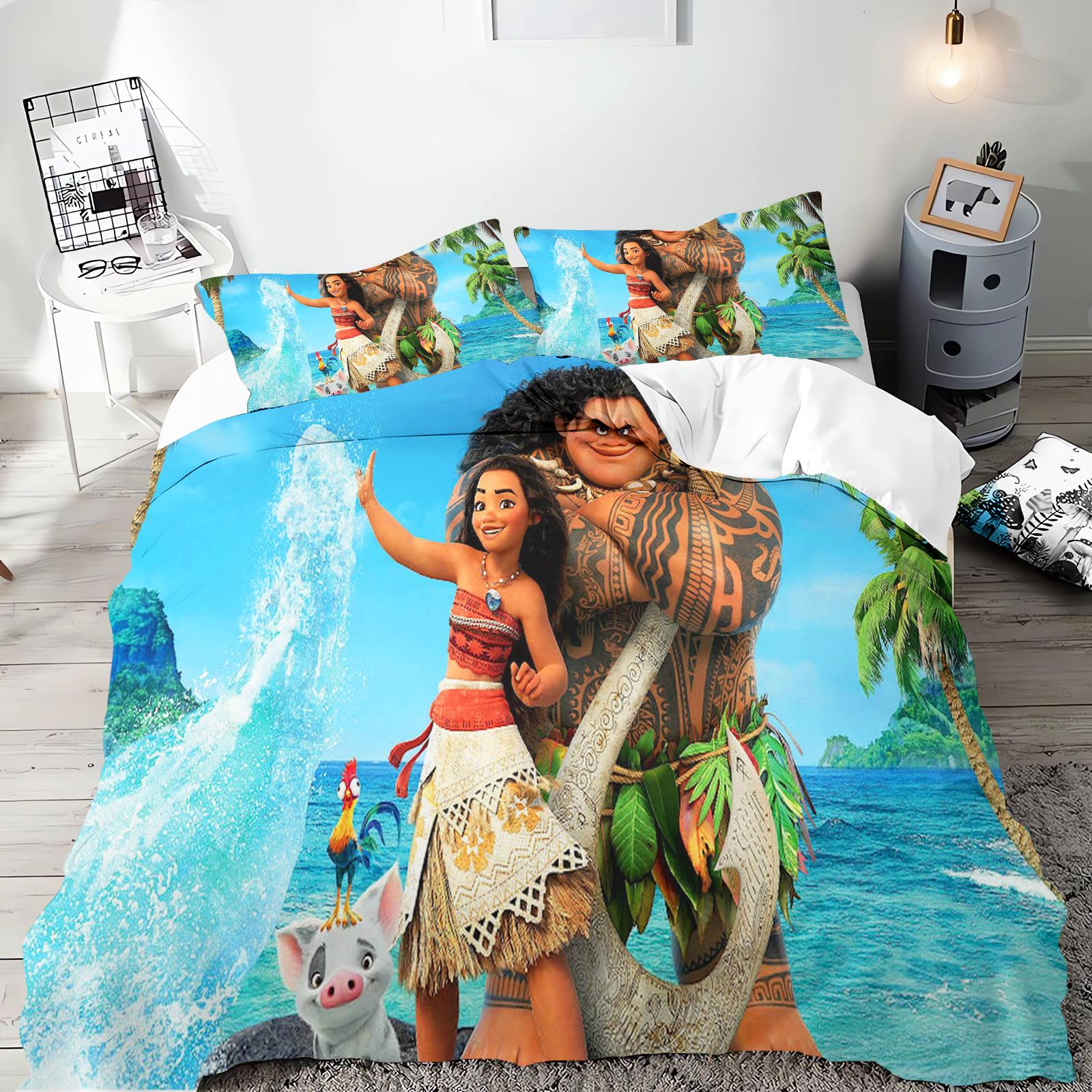Moana Princese Anime Mājas Guļamistabas Comfete